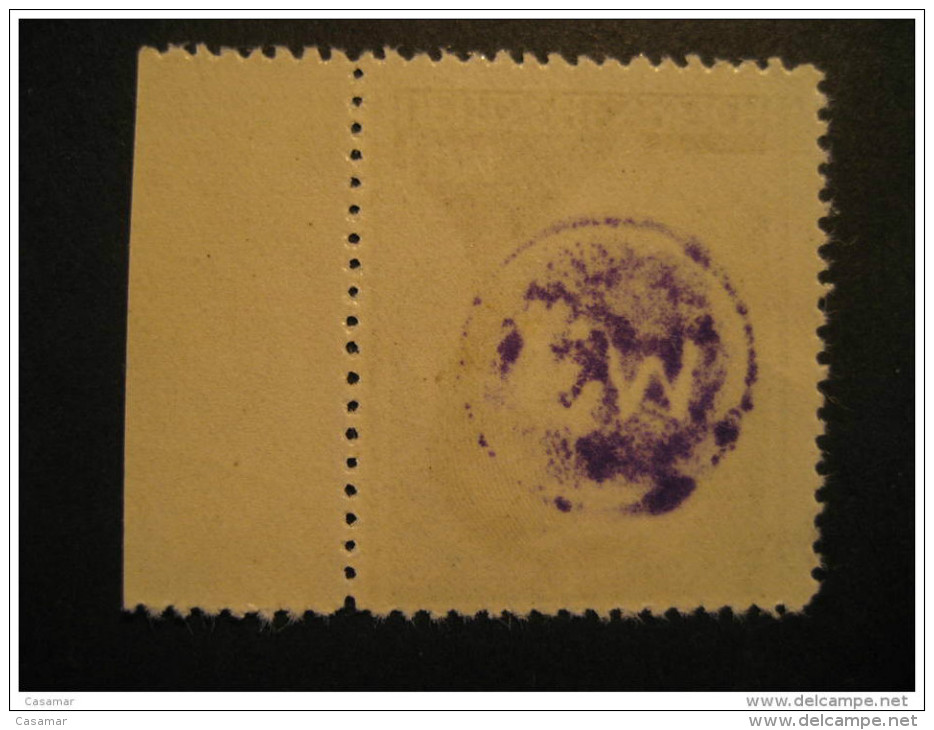 FREDERSDORF Michel 20A Perf 12 1/2 LOCAL Stamp Germany Overprinted Hitler FM Lokal Lokalausgaben - Altri & Non Classificati