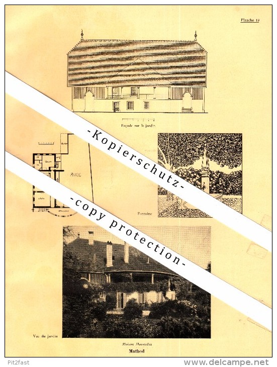 Photographien / Ansichten , 1933 , Mathod , Chamblon , Prospekt , Architektur , Fotos !!! - Mathod