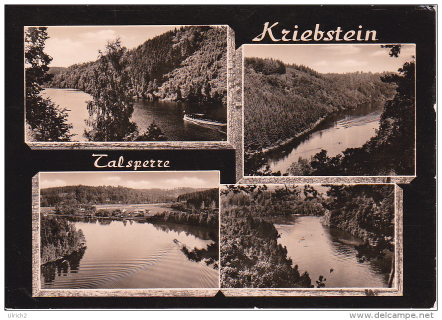 AK Talsperre Kriebstein - Mehrbildkarte - 1963 (21339) - Zschopau