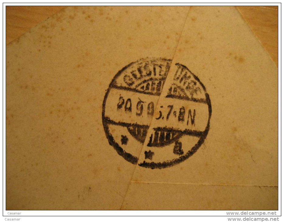 Latvia Latvija Riga 1895 To Gustemunde Germany Stamp On Cover RUSSIA - Briefe U. Dokumente