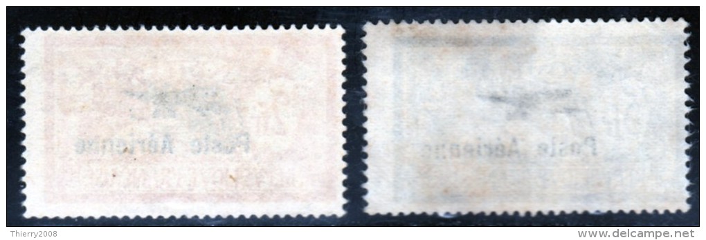 Poste Aérienne  N° 1/2  Neuf Sans Gomme  TB - 1927-1959 Mint/hinged