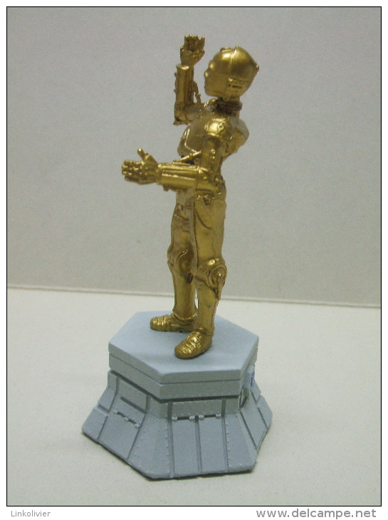 C3PO Figurine En Plomb STAR WARS Pièce De Jeu D´échecs ALTAYA :  Tour Blanche - First Release (1977-1985)