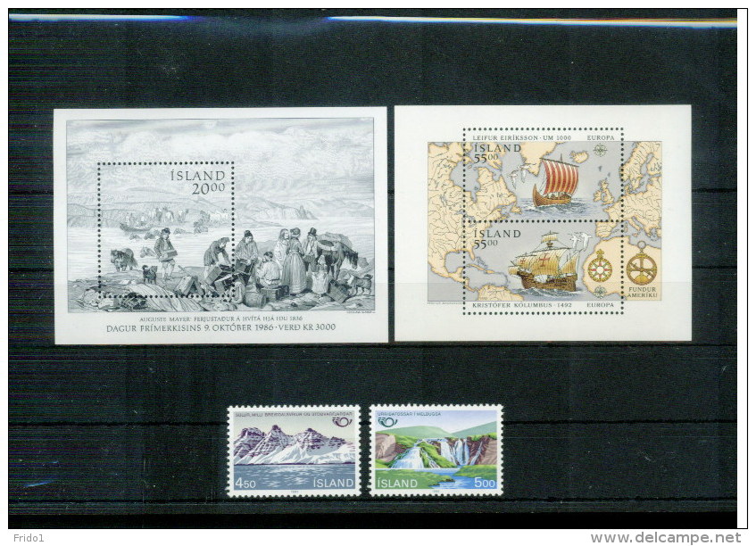 Island / Iceland Stamps And Blocks  Postfrisch / MNH - Ongebruikt