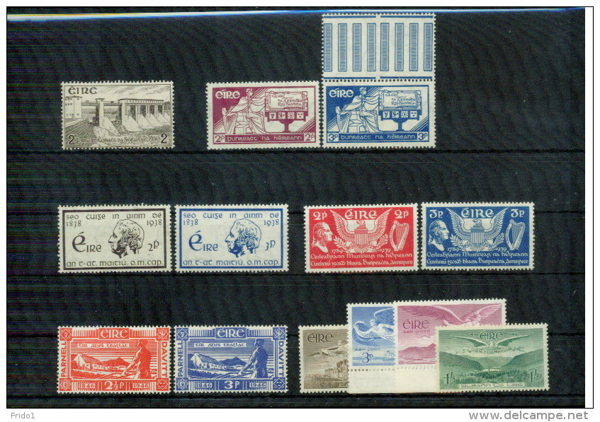 Ireland / Irland Small Selection Of Stamps   Mint Never Hinged + Mint Hinged Sets - Neufs