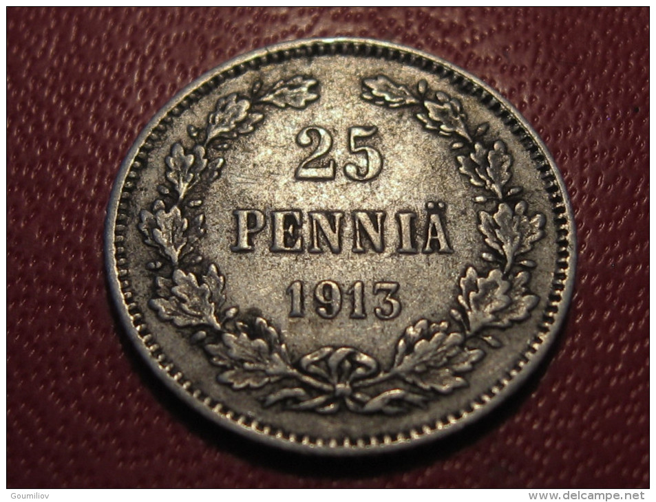 Finlande - 25 Pennia 1913 S 4095 - Finlandia