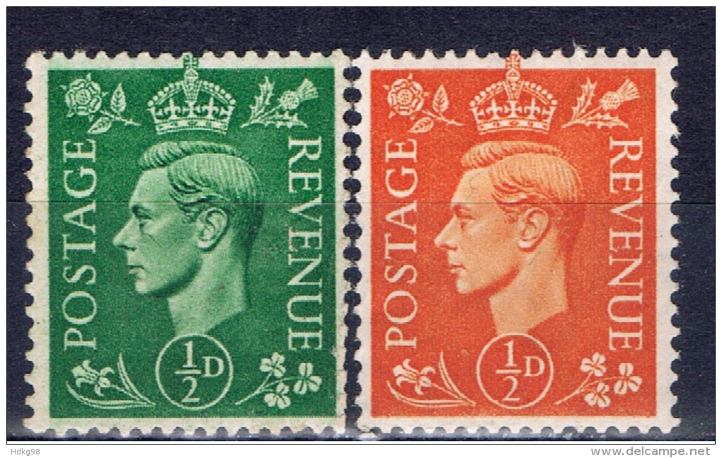 GB+ Großbritannien 1937 1951 Mi 198 246 Mnh Georg VI. - Unused Stamps