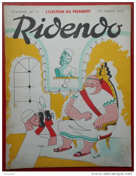 RIDENDO N° 175 - DECEMBRE 1953  "L´ELECTION DU PRESIDENT" Par R LEP - MEDECIN - Medicina & Salud