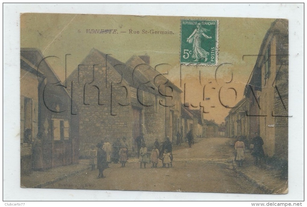 Venette (60)  : Rue Saint-germain En 1910 (animé) PF. - Venette