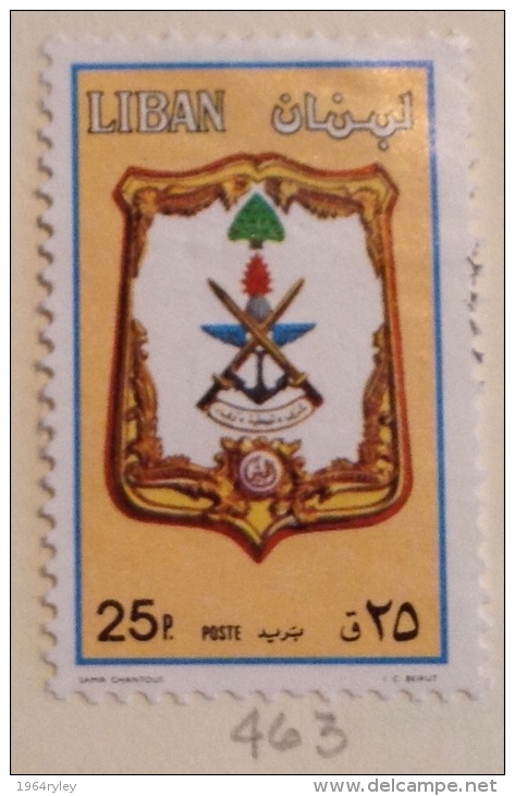 Lebanon  (o) - 1980  # 463 - Liban