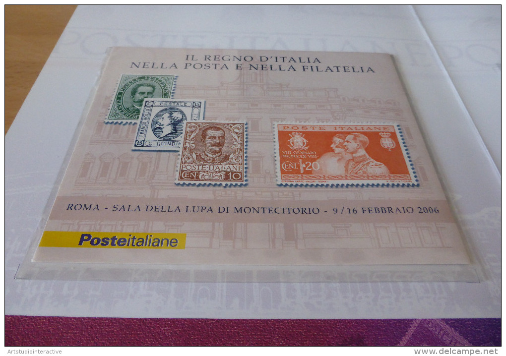 2006 ITALIA REPUBBLICA "MOSTRA FILATELICA IL REGNO D´ITALIA MONTECITORIO" FOLDER - Folder