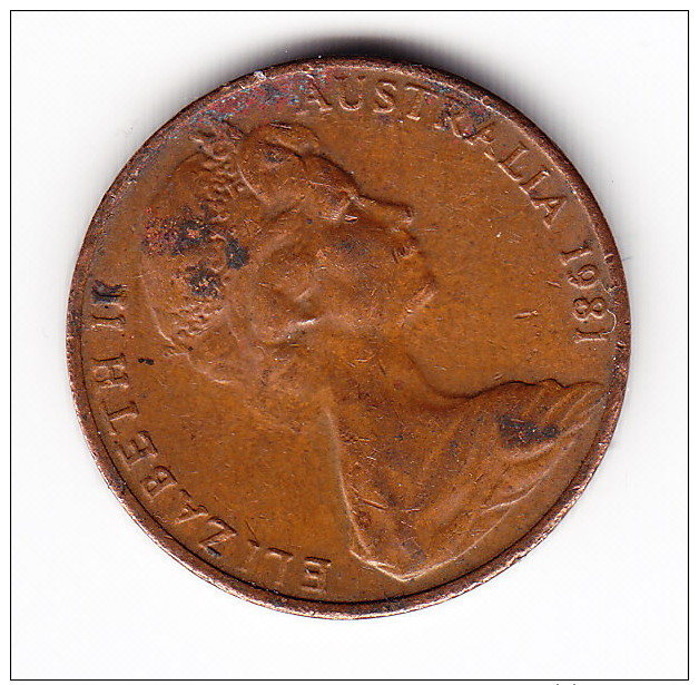 1981 Australia 2 Cent Coin - 2 Cents