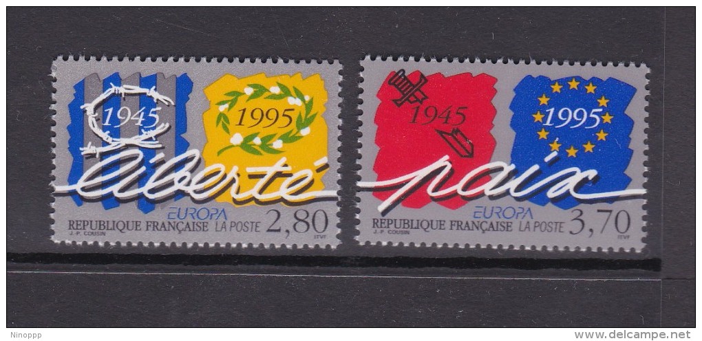 France  1995 Europa Set MNH - 1995