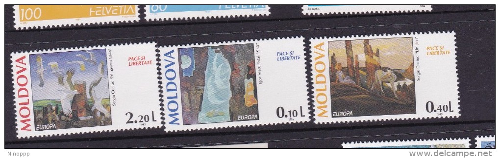 Moldova 1995 Europa Set MNH - 1995