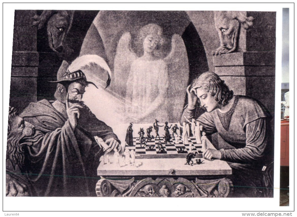 (185) Chess Player - Echec - Schaken