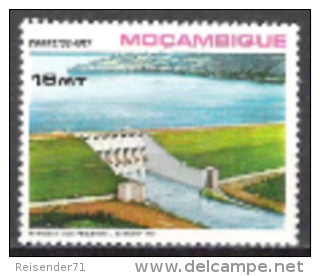 Mocambique 1987 Wirtschaft Energiegewinnung Elektrizität Stauseen Staudamm Dämme Limpopo Flüsse, Mi. 1086 ** - Mosambik