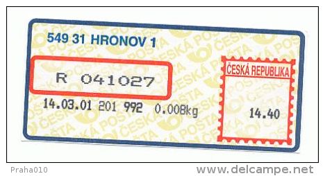 Czech Rep. / APOST (2001) 549 31 HRONOV 1 (A02637) - Other & Unclassified