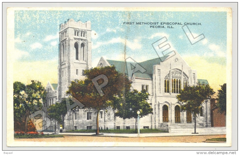 Peoria (États-Unis) - First Methodist Episcopal Church - Peoria