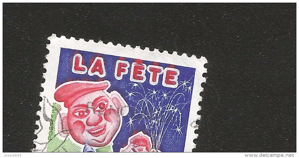 N° 1888  La Fête Variété Encre Fuyarde  1.00 Franc  France Oblitéré 1975 - Gebraucht