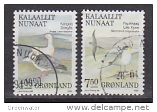 Greenland 1990 Birds 2v Used (27063B) - Oblitérés