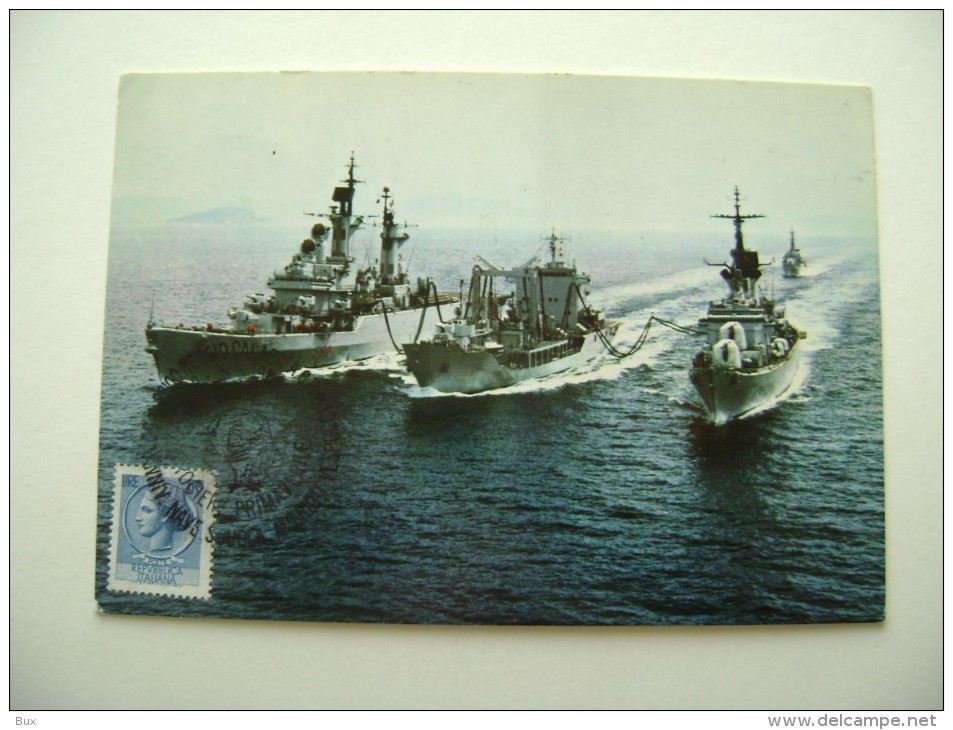 1981 TIMBRO MAXIMUM REGGIO CALABRIA  50° ANNIVERSARIO NAVE SCUOLA AMERIGO VESPUCCI SHIP  MARINA  MILITARE - Guerra