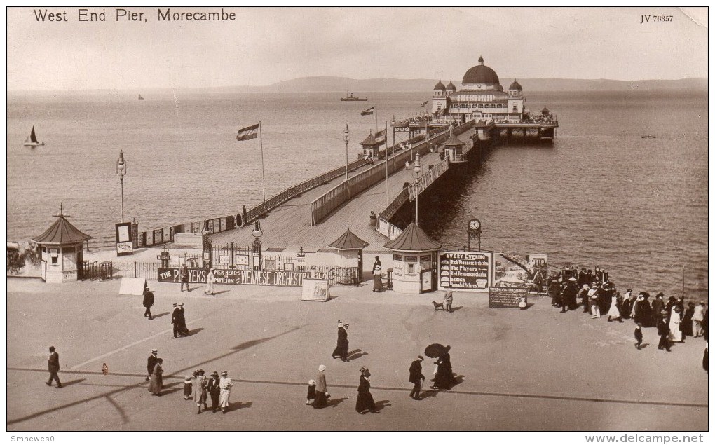 Postcard - Morecambe West End Pier, Lancashire. JV76357 - Other & Unclassified