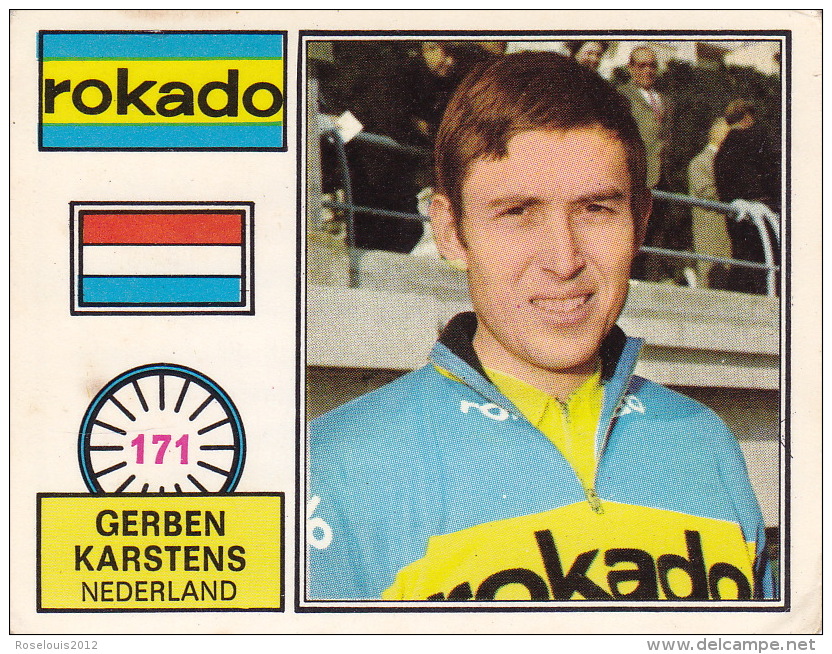 Cyclisme Wielrennen : Chromo PANINI - SPRINT 72 - N°171 - Gerben Karstens - Cyclisme