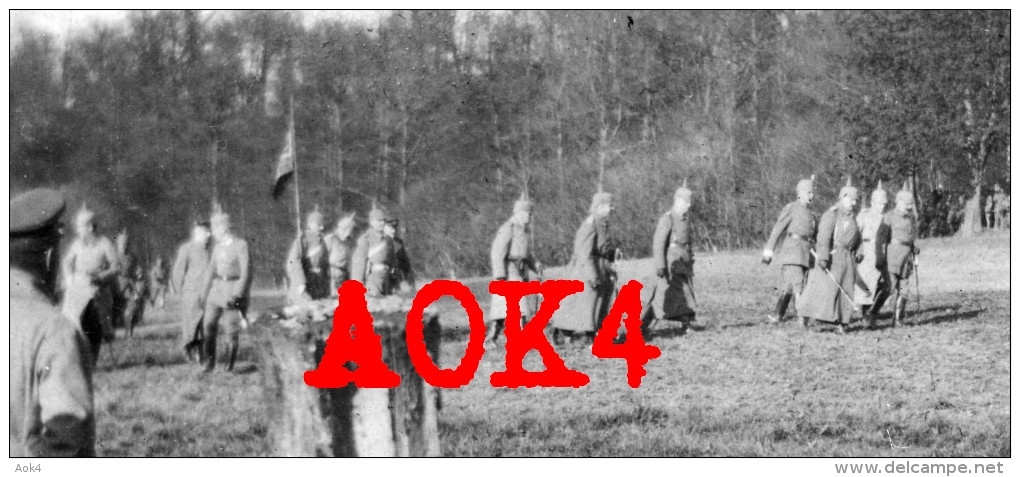 08 Ardennes LANDEVES Ballay Vouziers Kaiser Wilhelm II Parade 1916 3. Armee Von Einem Empereur Photographe - War 1914-18