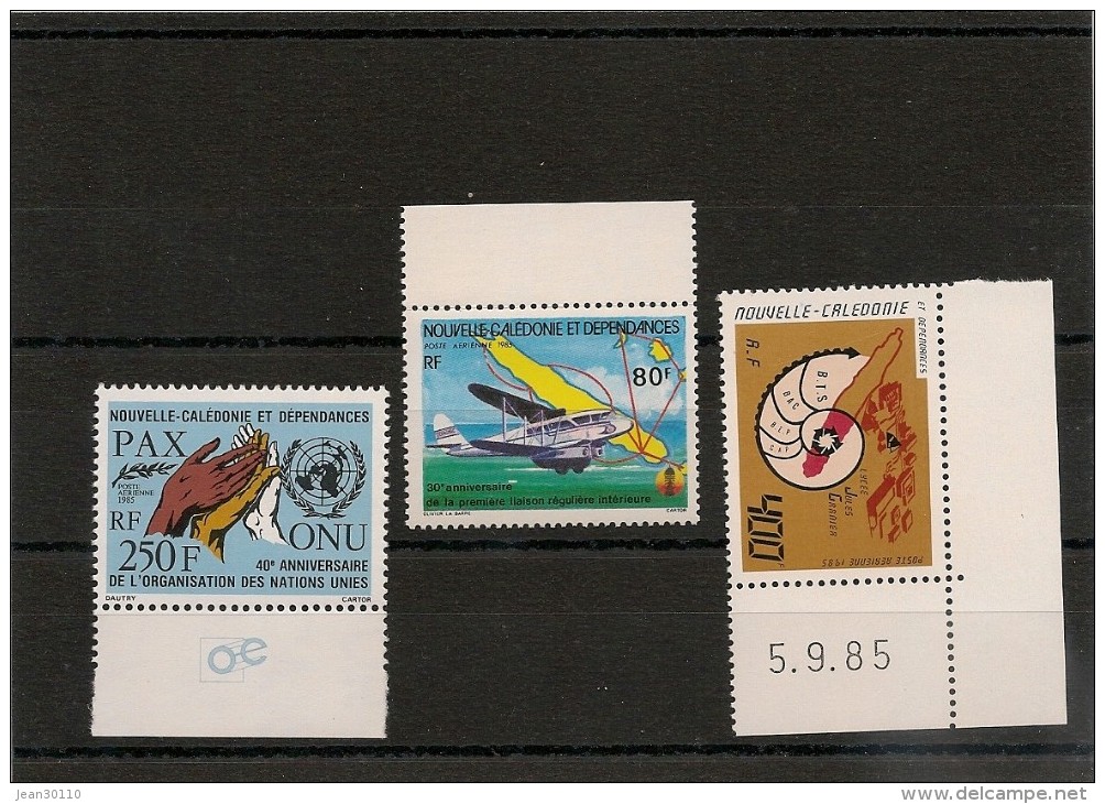 NOUVELLE CALÉDONIE Année 1985 BDF  P.A. N°Y/T : 247/249** - Unused Stamps