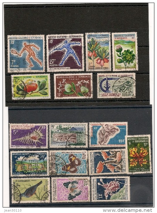 NOUVELLE CALÉDONIE Années 1963/69 Lot Oblitérés Côte: 36,00 € - Used Stamps