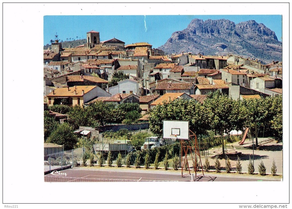 83 - Roquebrune-sur-Argens - Vue Depuis Terrain Des Sports - Panier Basket-ball - Camion Benne Cim - Baloncesto