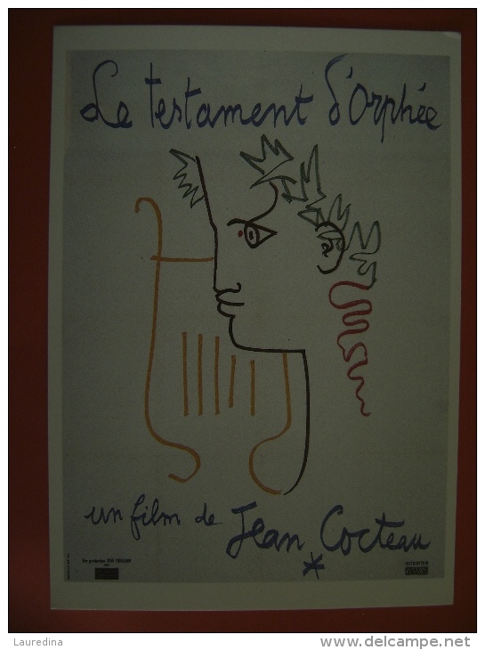 CPM ILLUSTRATEUR  J. COCTEAU - N°1603C LE TESTAMENT D'ORPHEE 1960 - Cocteau