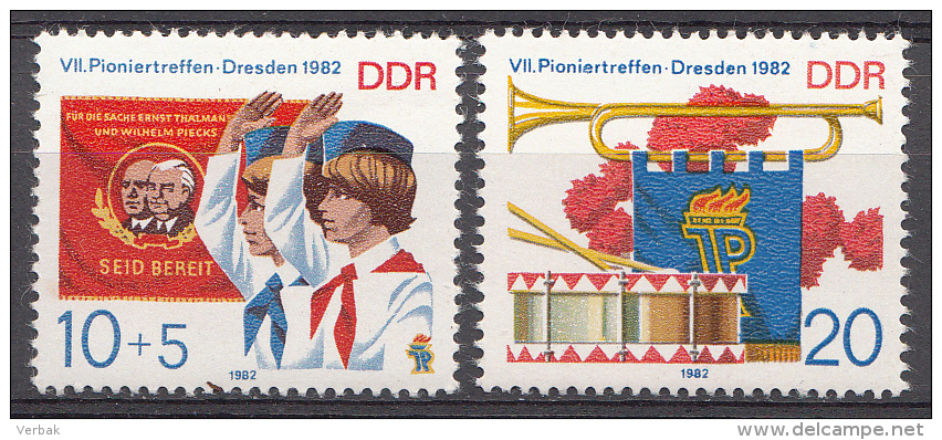 Allemagne 1982  Mi.nr.:2724-2725 Pioniertreffen  Neuf Sans Charniere /MNH / Postfris - Unused Stamps