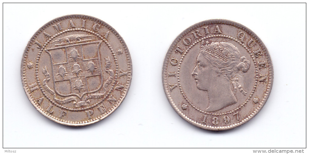 Jamaica 1/2 Penny 1897 - Jamaica