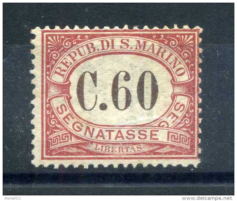 1924 SAN MARINO N.14 SENZA GOMMA (WITHOUT GUM) - Segnatasse