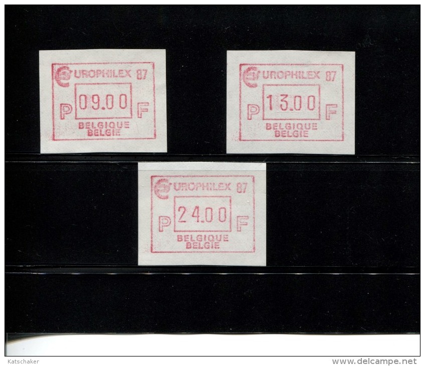 BELGIE POSTFRIS MINT NEVER HINGED POSTFRISCH EINWANDFREI OCB ATM65 SET 9-13-24 - 1980-1999