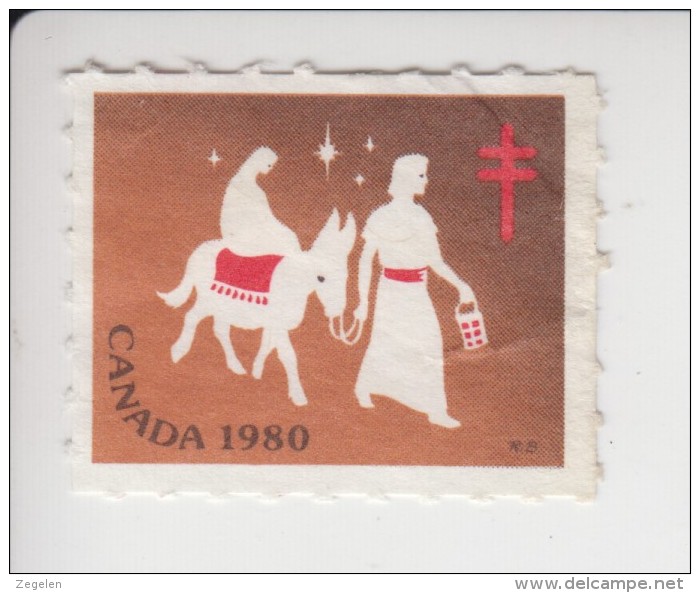 Canada Kerstvignet 1980 Gebruikt - Nuevos