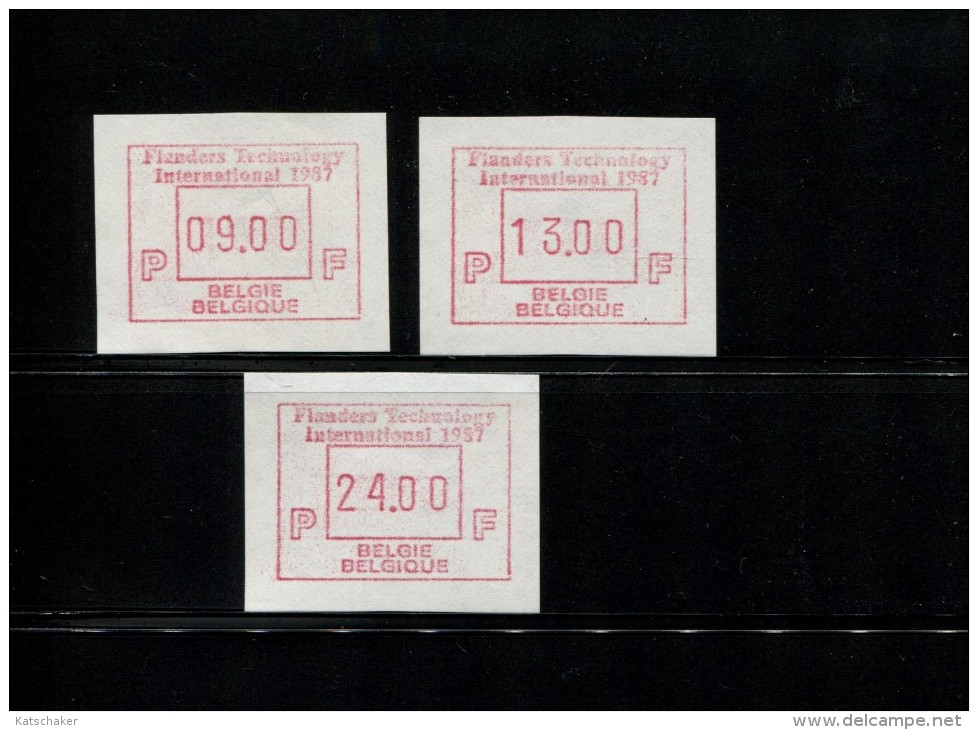 BELGIE POSTFRIS MINT NEVER HINGED POSTFRISCH EINWANDFREI OCB ATM64 SET 9-13-24 - 1980-99