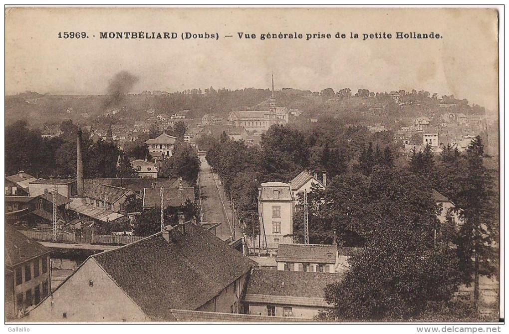 MONTBELIARD VUE GENERALE PRISE DE LA PETITE HOLLANDE - Montbéliard