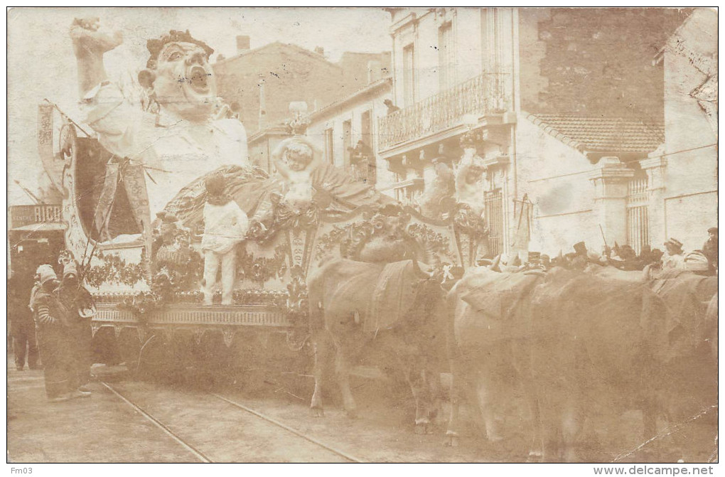 Montpellier Carnaval 1905 Carte Photo - Montpellier