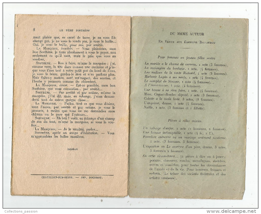 G-I-E , LES SCENES PAYSANNES De Montenailles Et C. Montorge , Le Père Sosthéne Et La Marquise , Frais Fr : 1.75€ - French Authors