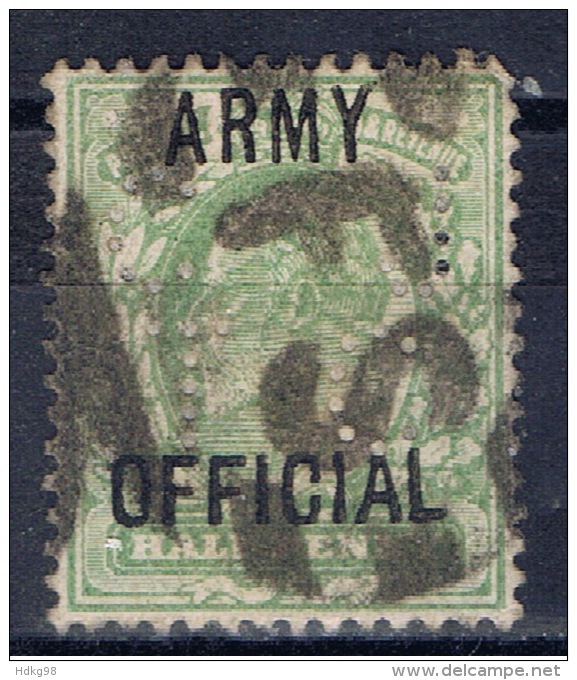 GB+ Großbritannien 1902 Mi 12 Dienstmarke ARMY OFFICIAL - Service