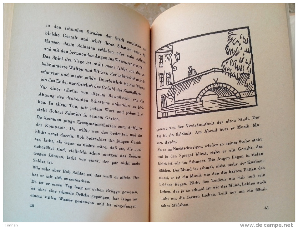 Spiel In Flandern Hans Wili Linker Eine Novelle Aus Dem Gossen Krieg 1943 Bertelsmann Verlag 1.. Auflage Büchlein - 5. Guerre Mondiali