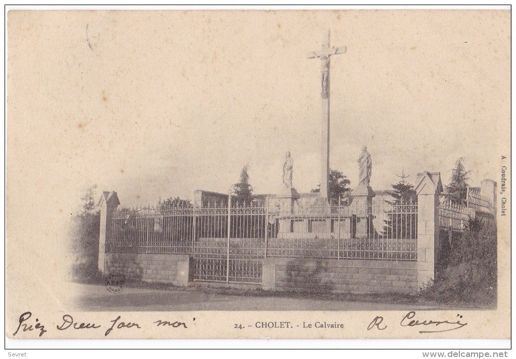 CHOLET. - Le Calvaire. Carte Précurseur - Cholet