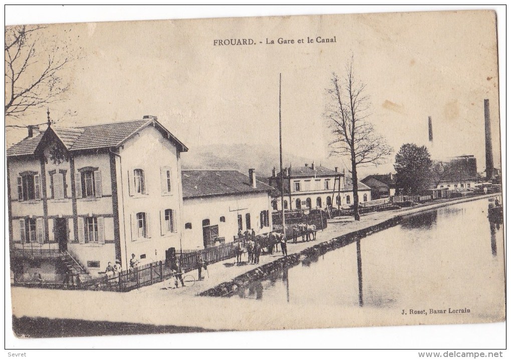 FROUARD  -  La Gare Et Le Canal - Frouard