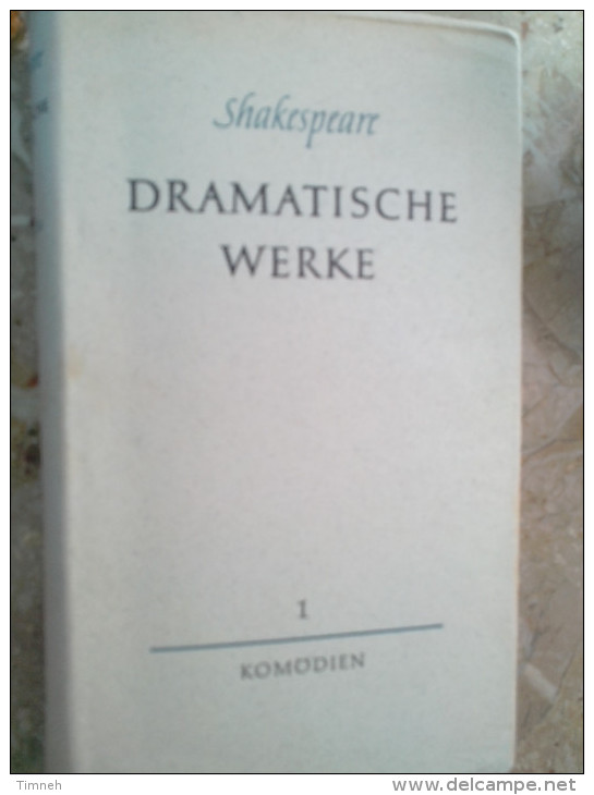 Ersten Band Shakespeare Dramatische Werke Komödien Büchergilde Gutenberg Frankfurt Am Main - Libros De Enseñanza