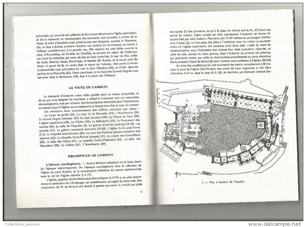 G-I-E , Régionalisme , LE MONT SAINT MICHEL Par Dom J. Laporte , Bénédictin , 33 Pages , Frais Fr : 2.70€ - Normandie