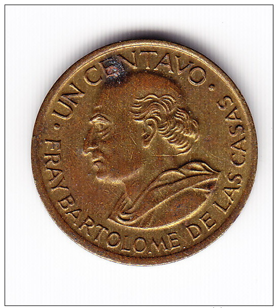 1969 Guatemala 1  Centavo Coin - Guatemala