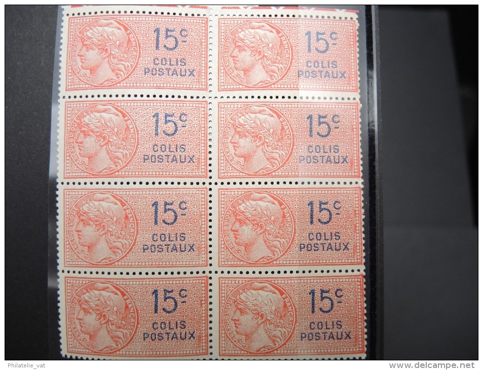 FRANCE - Colis Postaux - N° 33 En Bloc De 8 ** BDF - A Voir - P 16347 - Mint/Hinged