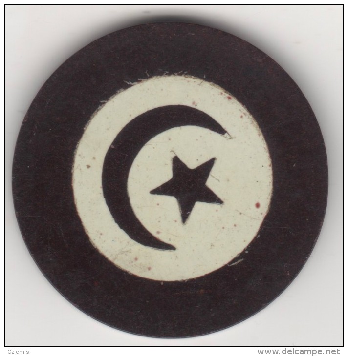 TURQUIE ,TURKEI,TURKEY OTTOMAN CASIONO PLASTIC TOKEN OLD  !!!! - Casino