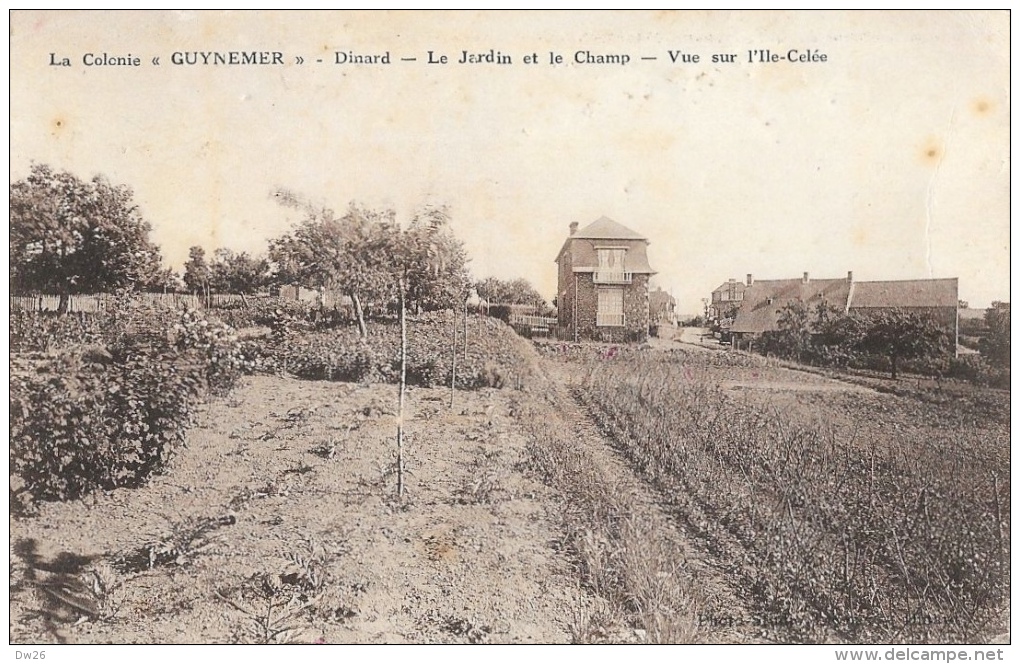 Dinard (Ile-et-Vilaine) - La Colonie Guynemer - Le Jardin Et Le Champ - Vue Sur L'Ile-Celée - Dinard